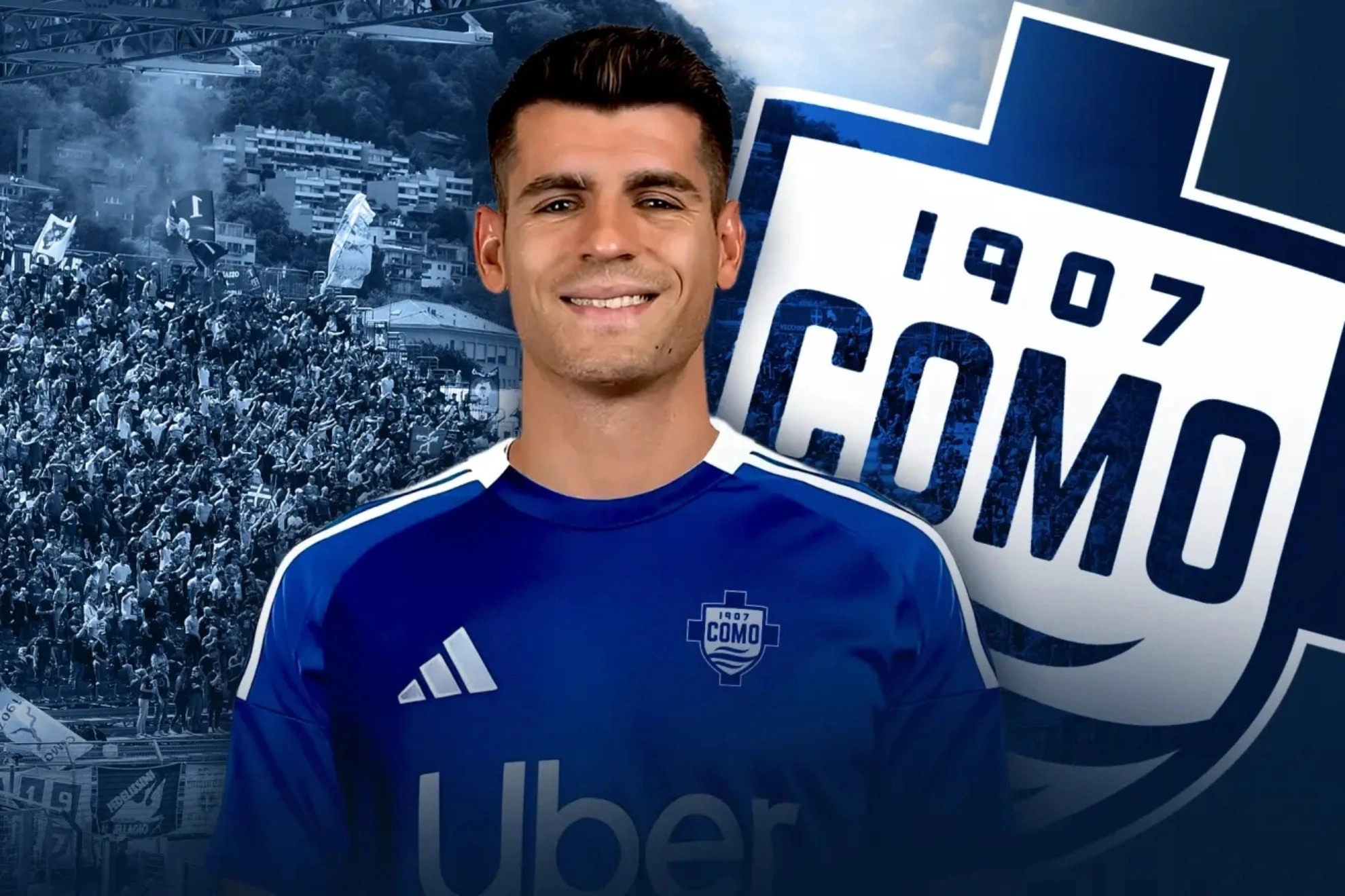 Alvaro Morata resmi gabung Como 1907 dari AC Milan di bursa transfer Serie A 2025
