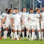 Skuad Lazio sebelum laga Serie A 2025 melawan Como
